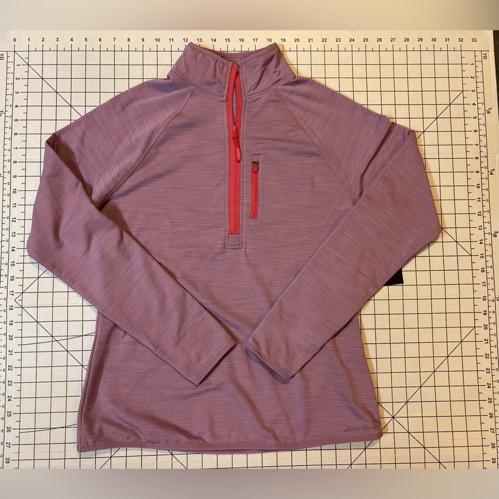 NWT Eddie Bauer Women’s Size Medium Valerian Piper 1/4 Zip‎ Shirt